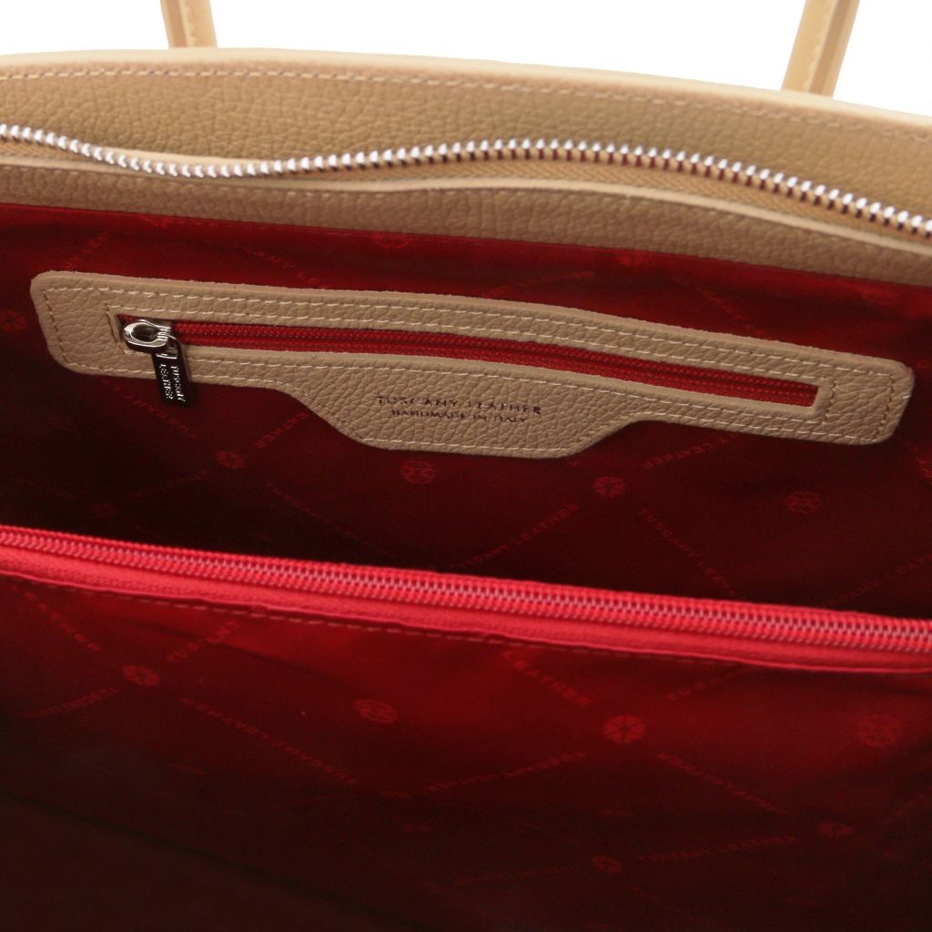 Tuscany Leather Camelia Handväska #Färg_Champagne