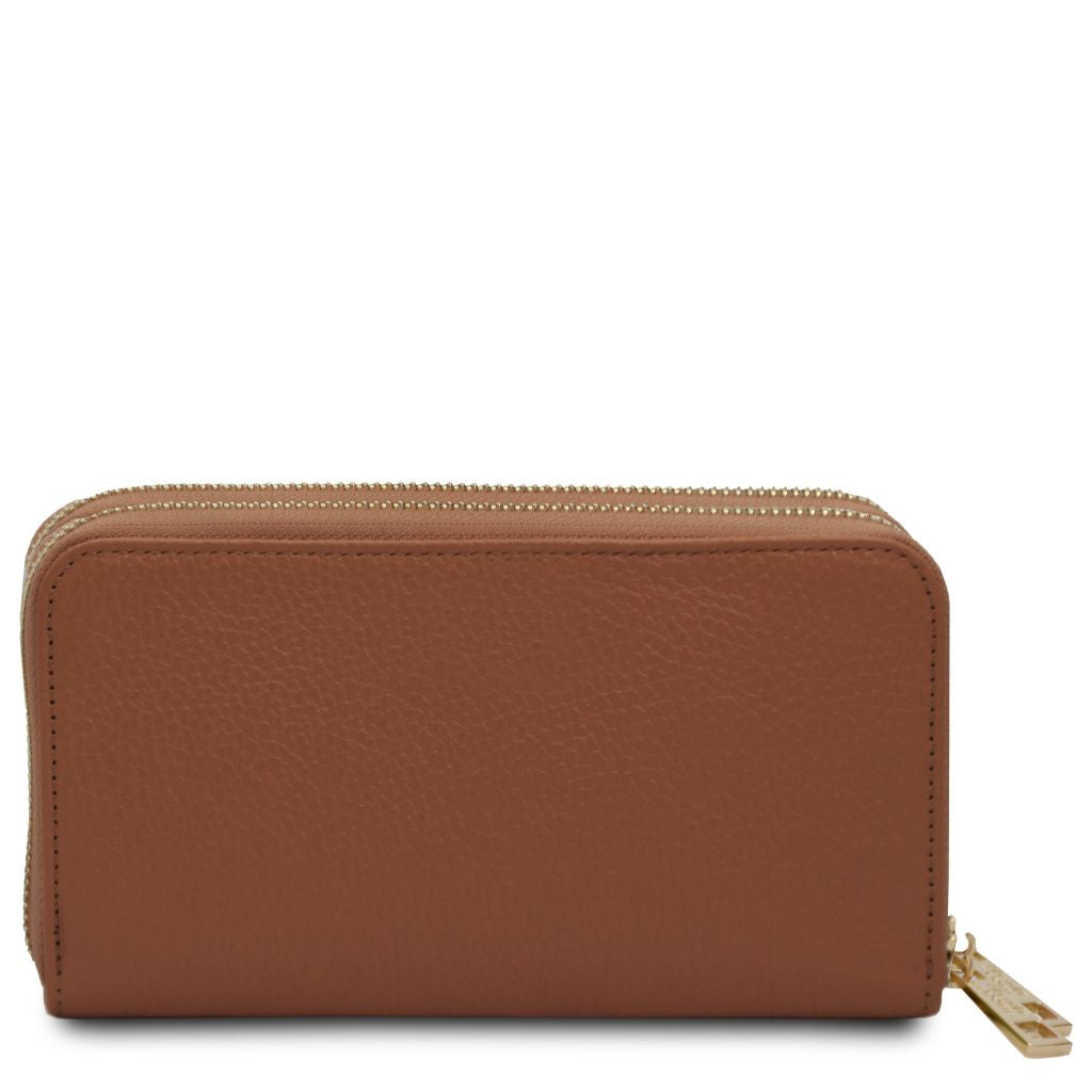 Tuscany Leather Mira Plånbok #Färg_Cognac