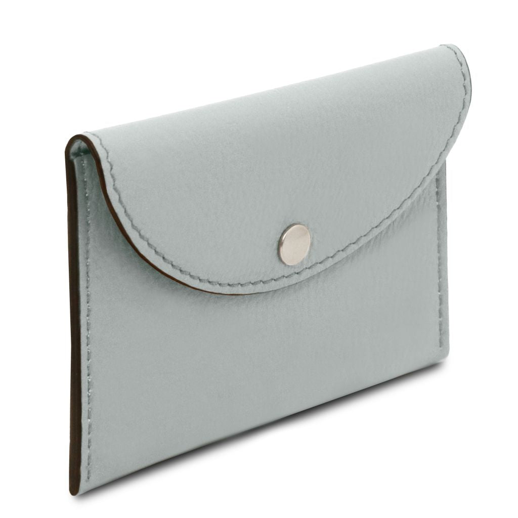 Tuscany Leather Leather Business Card Korthållare #Färg_Grå
