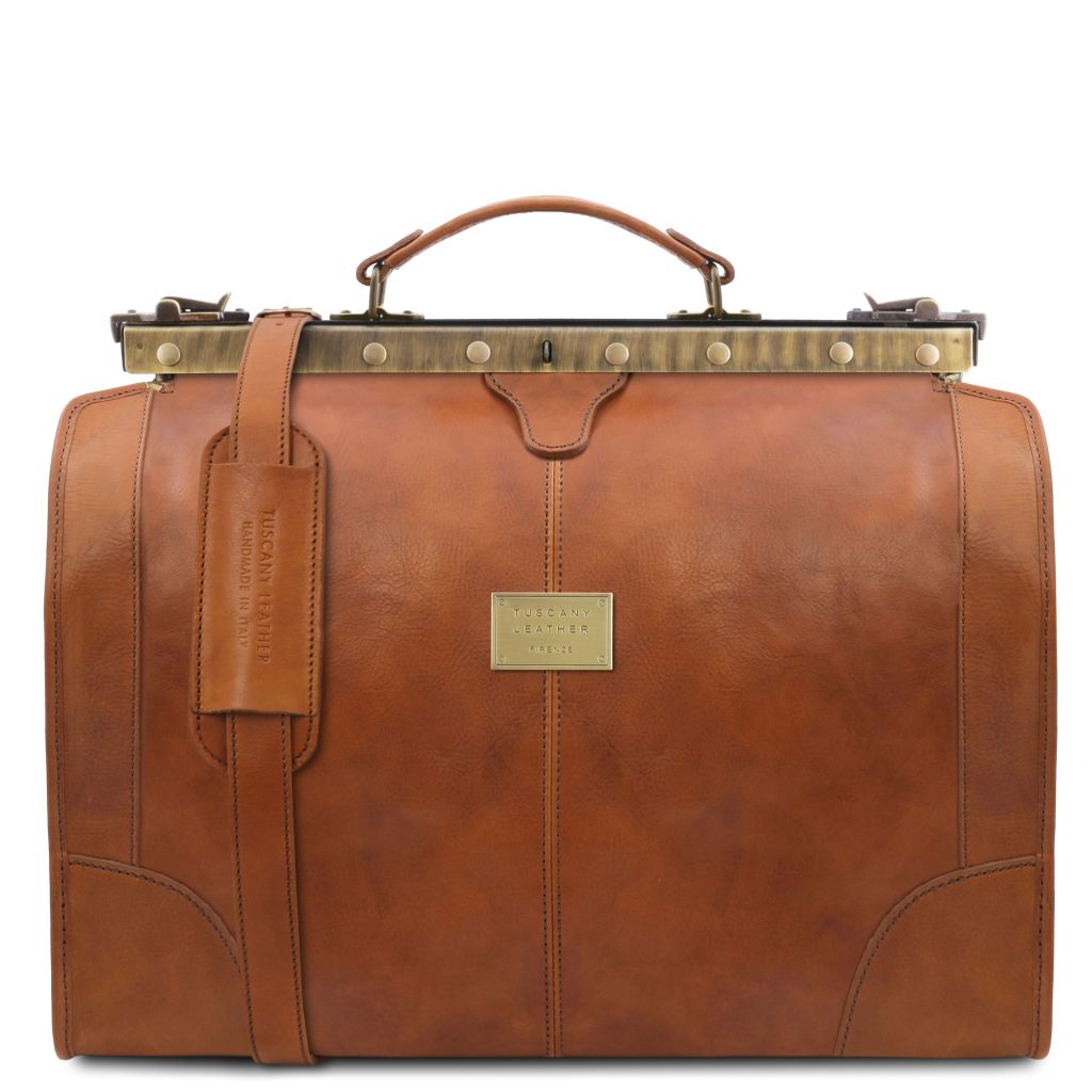 Tuscany Leather Madrid S Weekendväska #Färg_Cognac