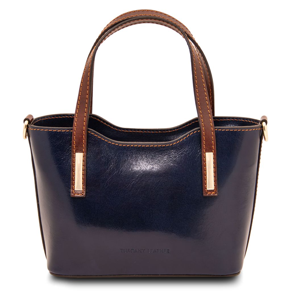 Tuscany Leather Amelia Handväska #Färg_Mörkblå