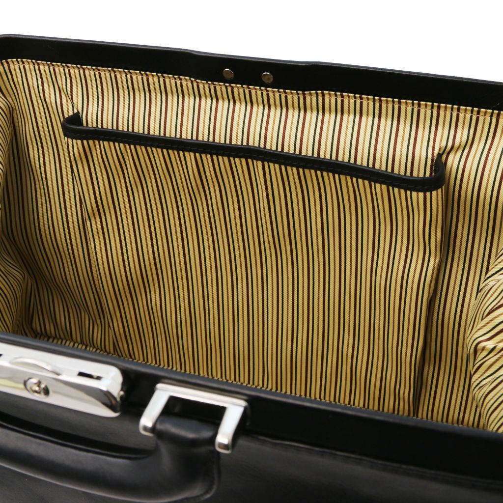 Tuscany Leather Giotto Doktorsväska #Färg_Svart