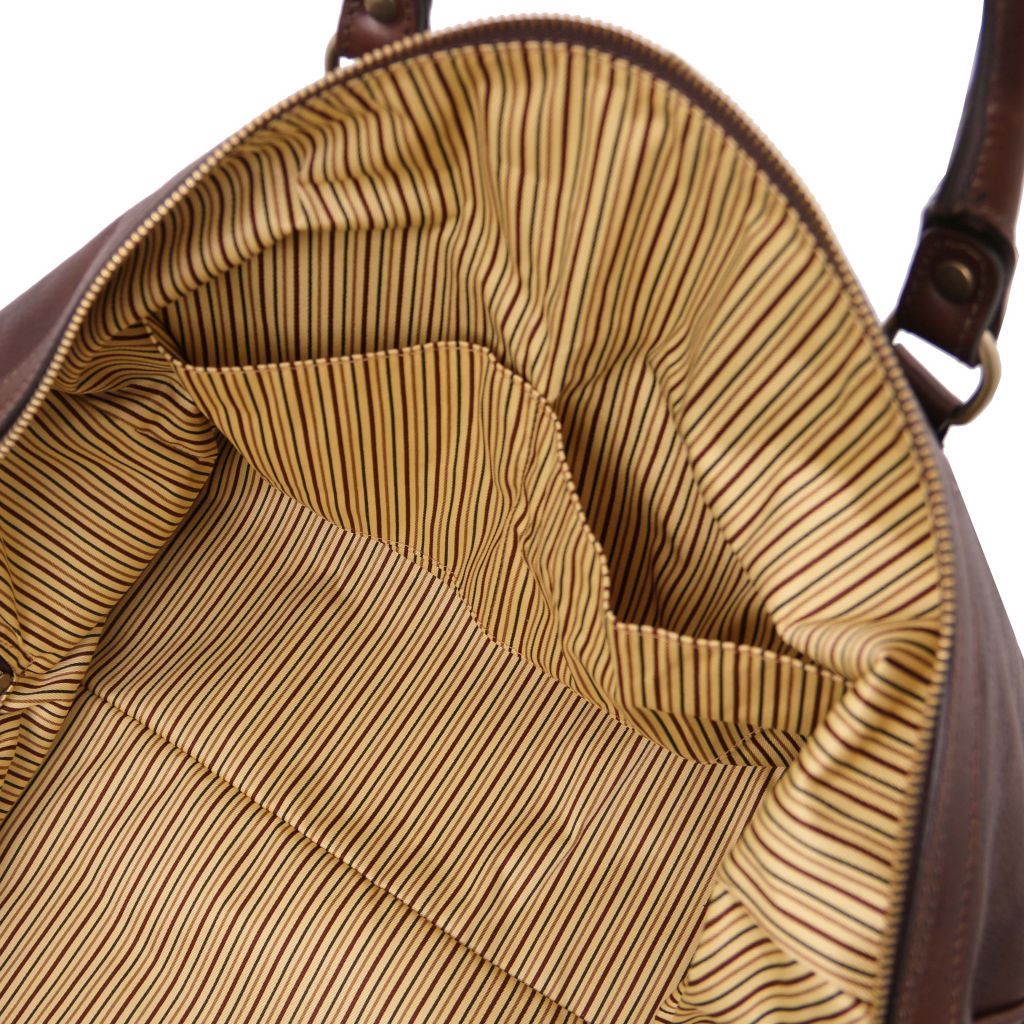 Tuscany Leather Oslo Weekendväska #Färg_Mörkbrun