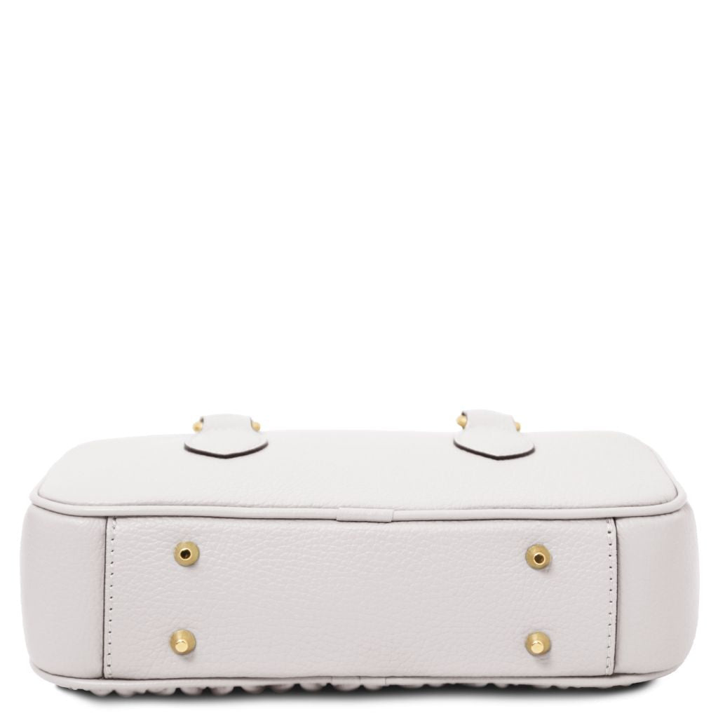 Tuscany Leather Mousse Handväska #Färg_Vit