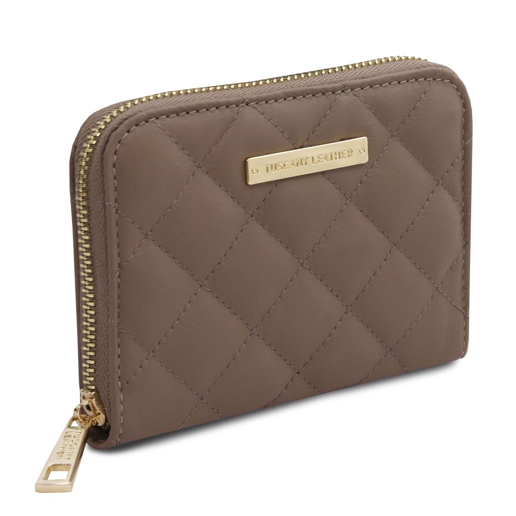 Tuscany Leather Teti Plånbok #Färg_Taupe