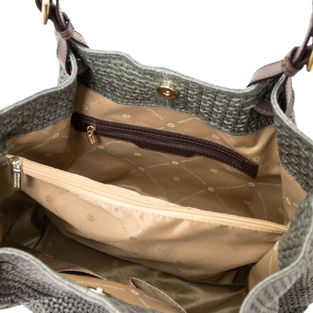Tuscany Leather TL KeyLuck Handväska #Färg_Skogsgrön