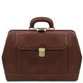 Tuscany Leather Leonardo Doktorsväska #Färg_Brun