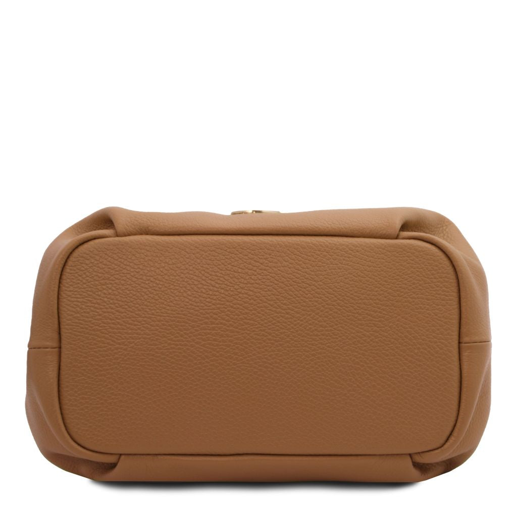 Tuscany Leather Nora Handväska #Färg_Caramel Brun