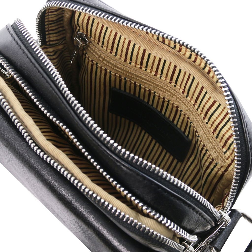 Tuscany Leather Larry Axelremsväska #Färg_Svart