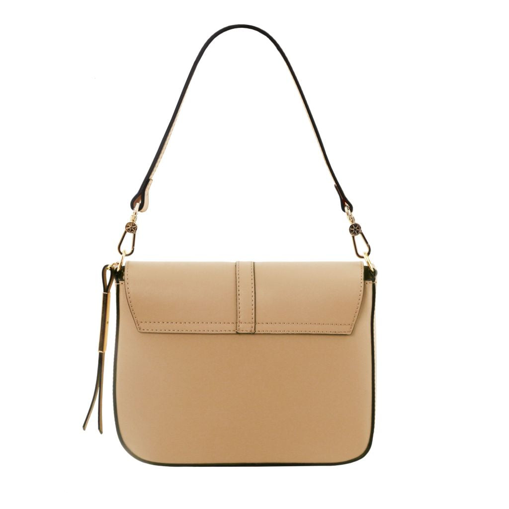 Tuscany Leather Nausica Handväska #Färg_Champagne