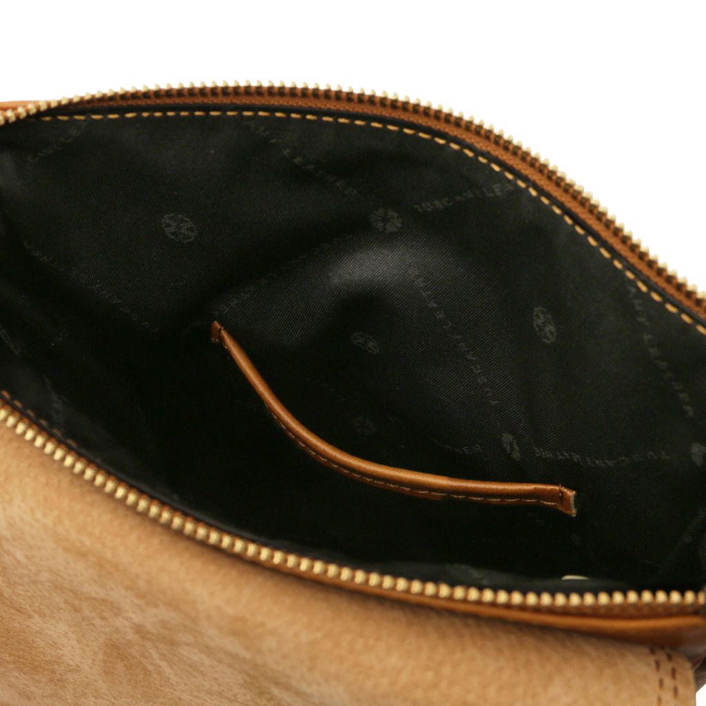Tuscany Leather John Axelremsväska #Färg_Cognac