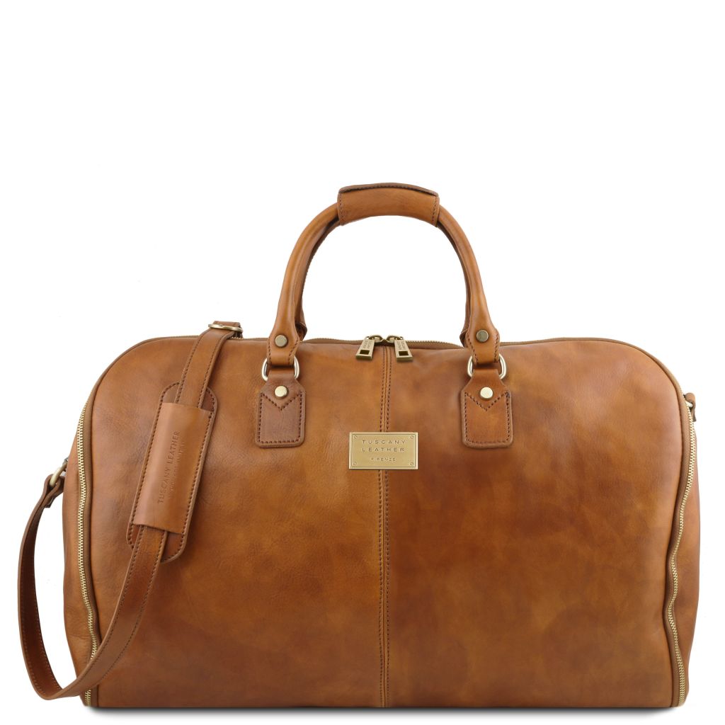 Tuscany Leather Antigua Weekendväska #Färg_Cognac