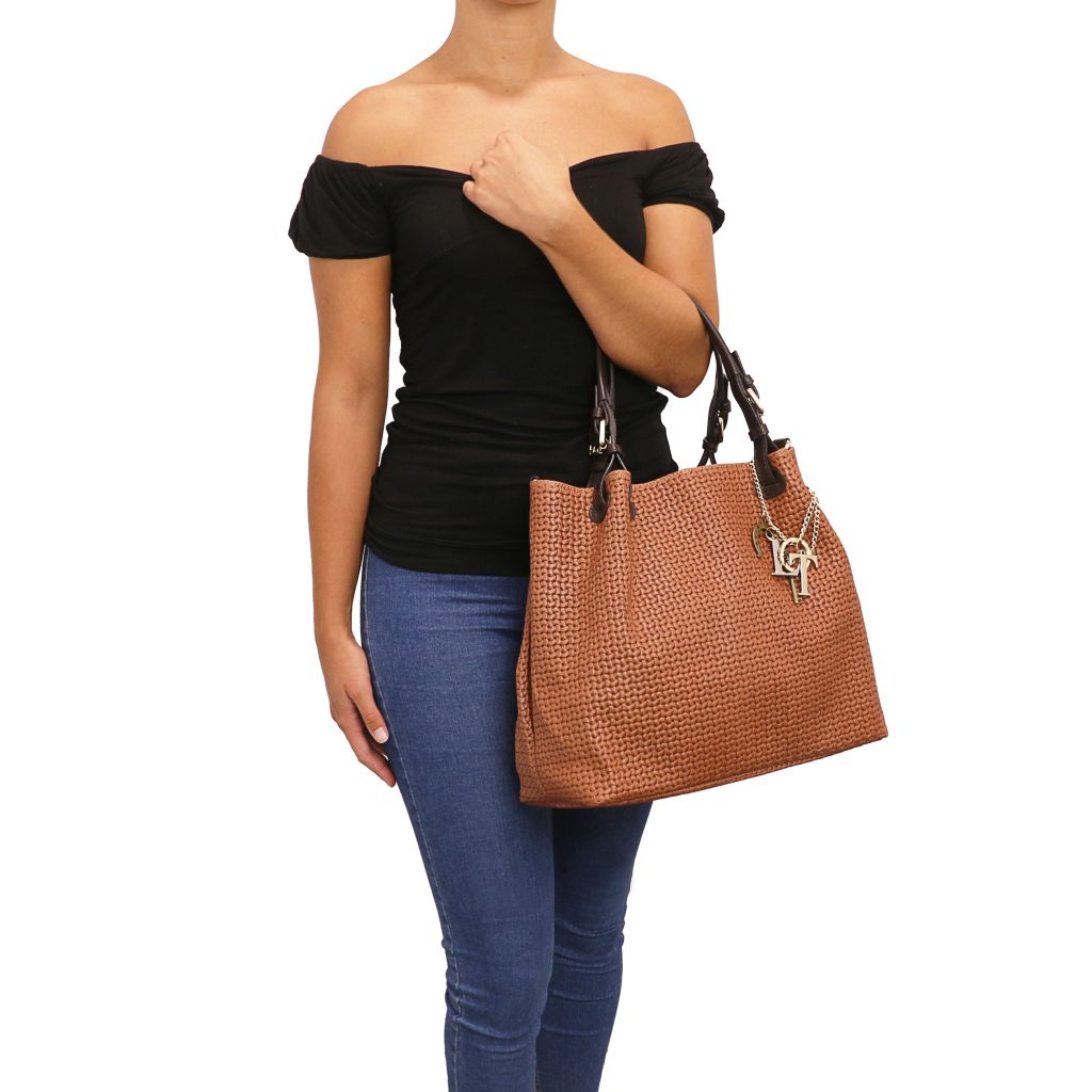Tuscany Leather TL KeyLuck Handväska #Färg_Skogsgrön