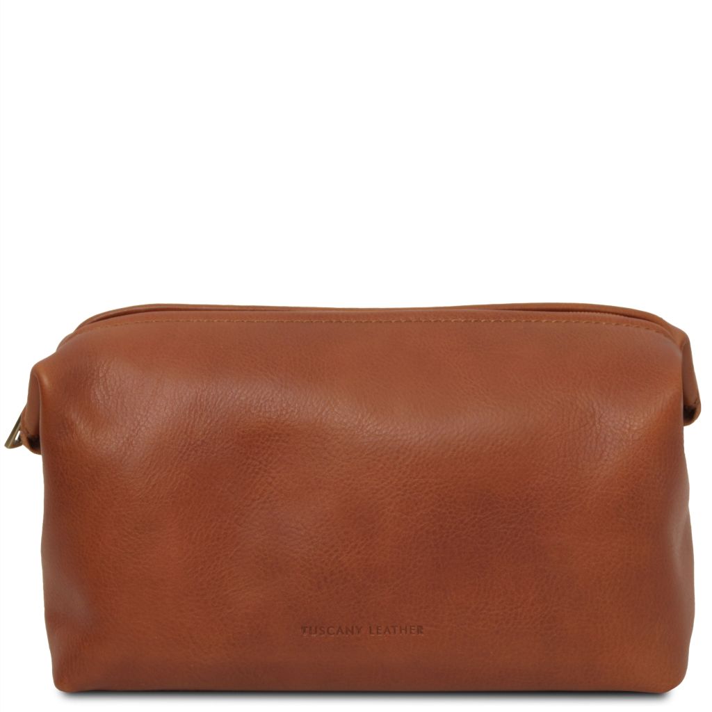 Tuscany Leather Smarty L Necessär #Färg_Cognac
