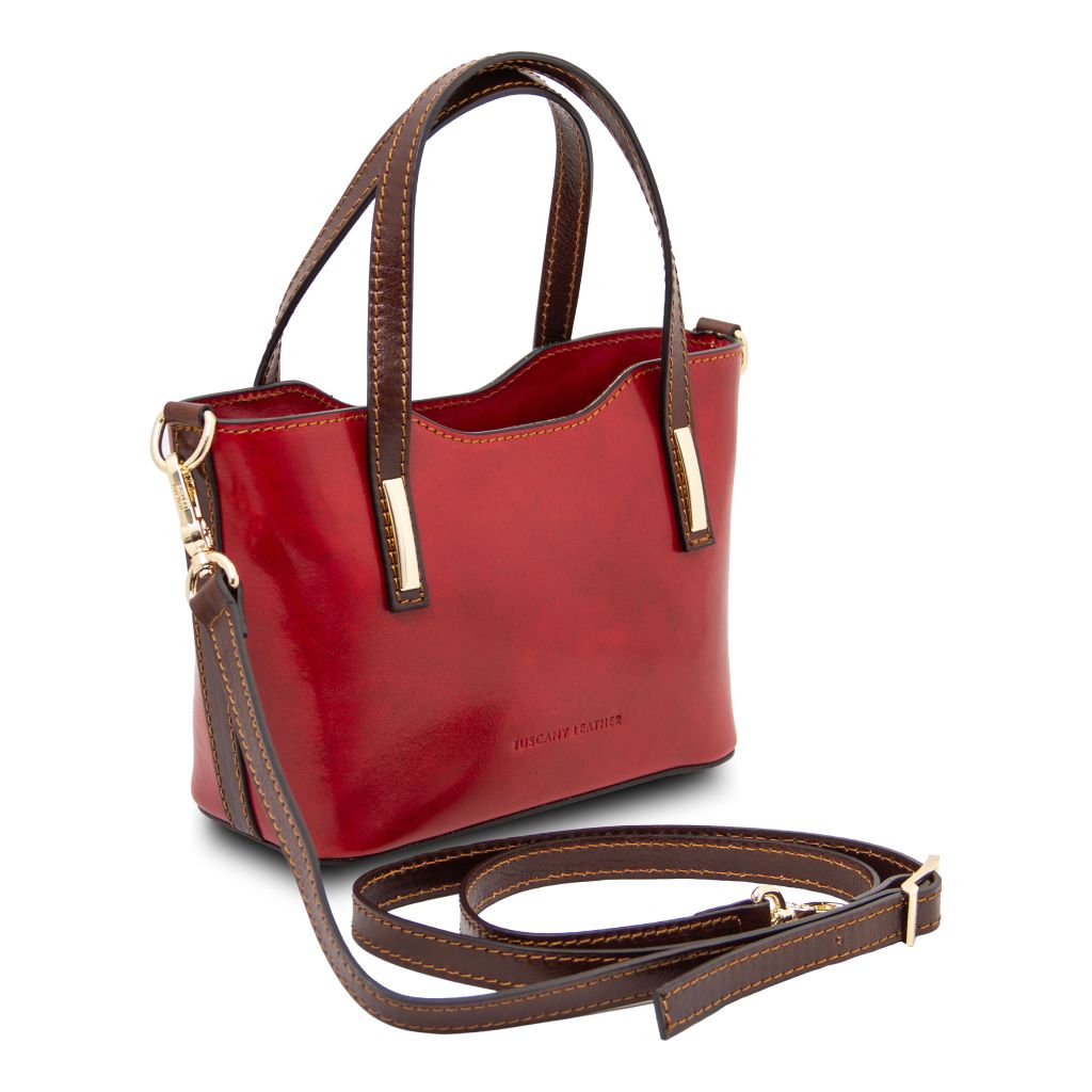 Tuscany Leather Amelia Handväska #Färg_Röd