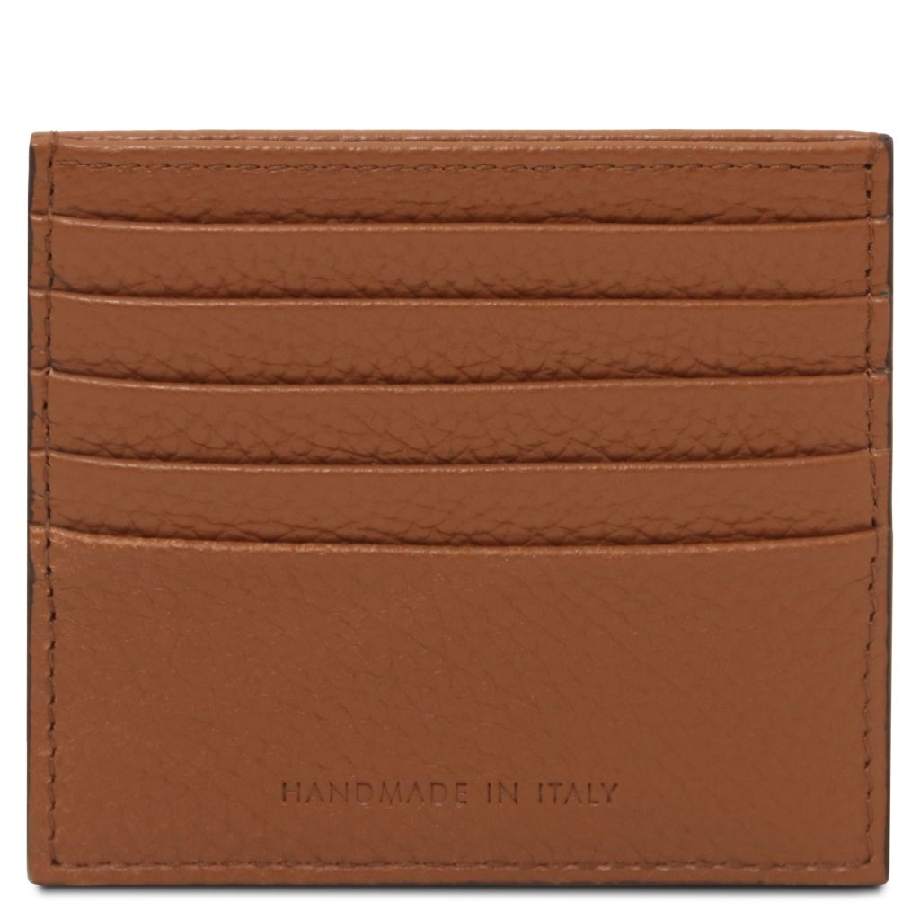 Tuscany Leather Card Holder Korthållare #Färg_Cognac