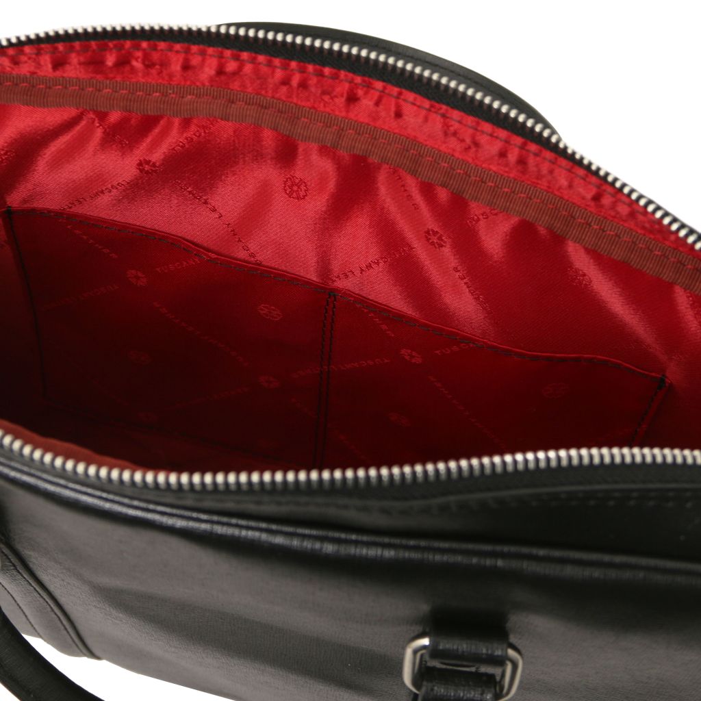 Tuscany Leather Prato Datorväska #Färg_Svart