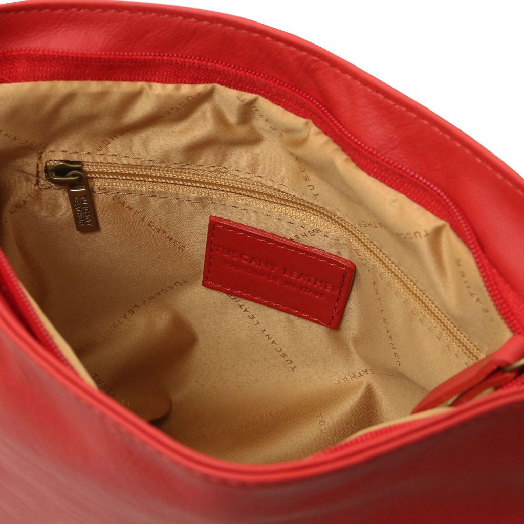 Tuscany Leather TL Bag Axelväska #Färg_Röd