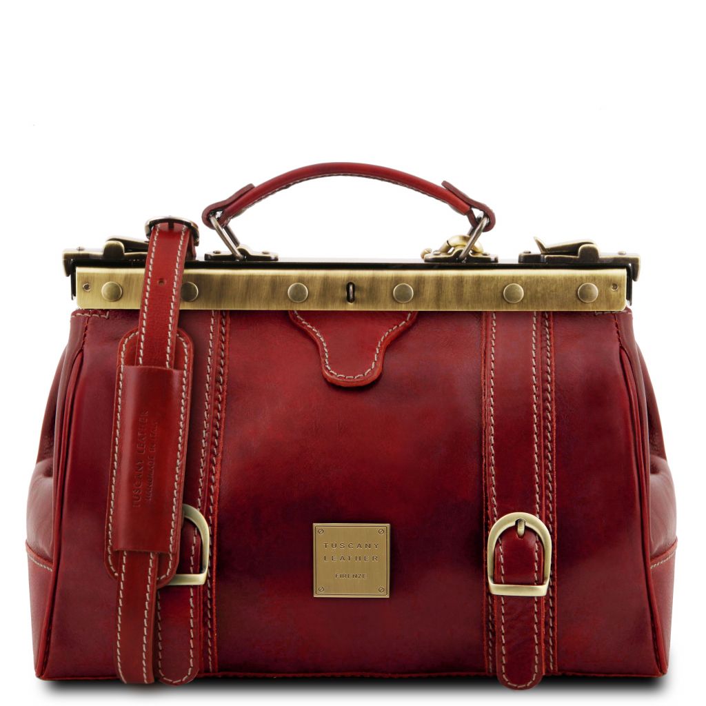 Tuscany Leather Monalisa Doktorsväska #Färg_Röd