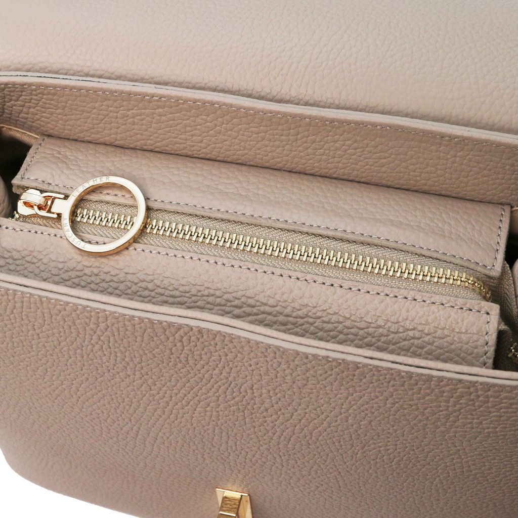 Tuscany Leather Silene Handväska #Färg_Ljus Taupe