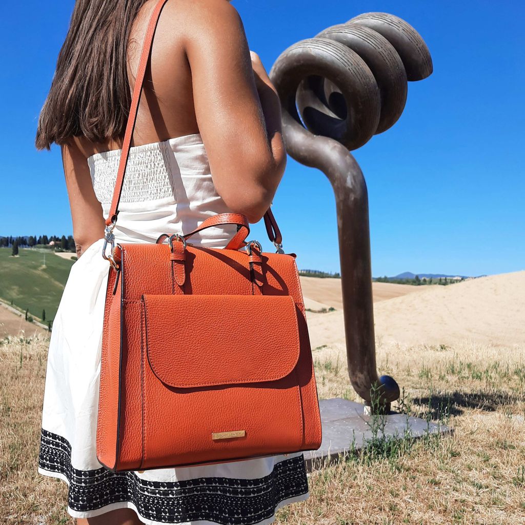 Tuscany Leather TL Bag Ryggsäck #Färg_Cognac