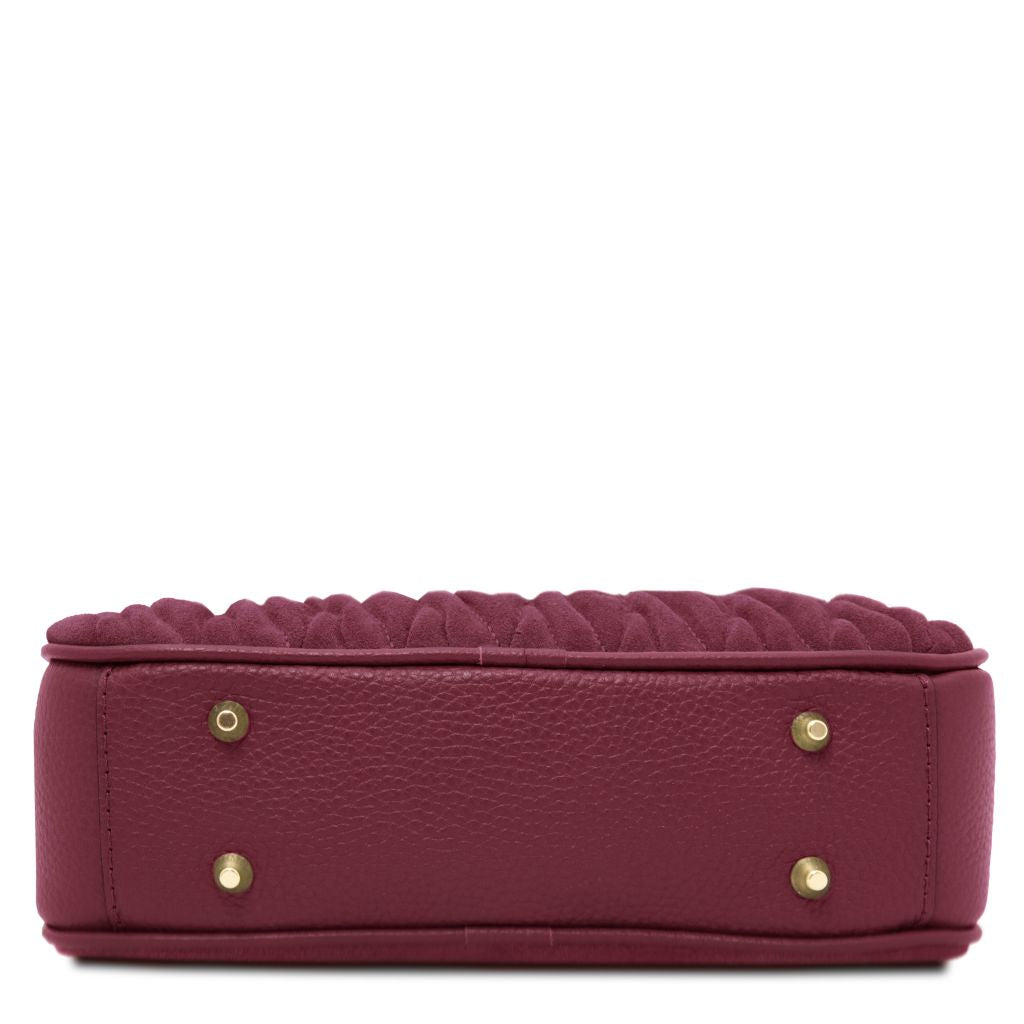 Tuscany Leather Chantilly Axelremsväska #Färg_Bordeaux