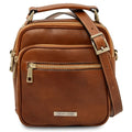 Tuscany Leather Paul Axelremsväska #Färg_Cognac