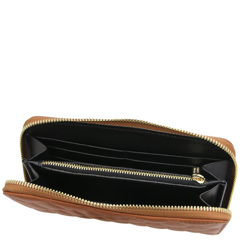 Tuscany Leather Penelope Plånbok #Färg_Cognac