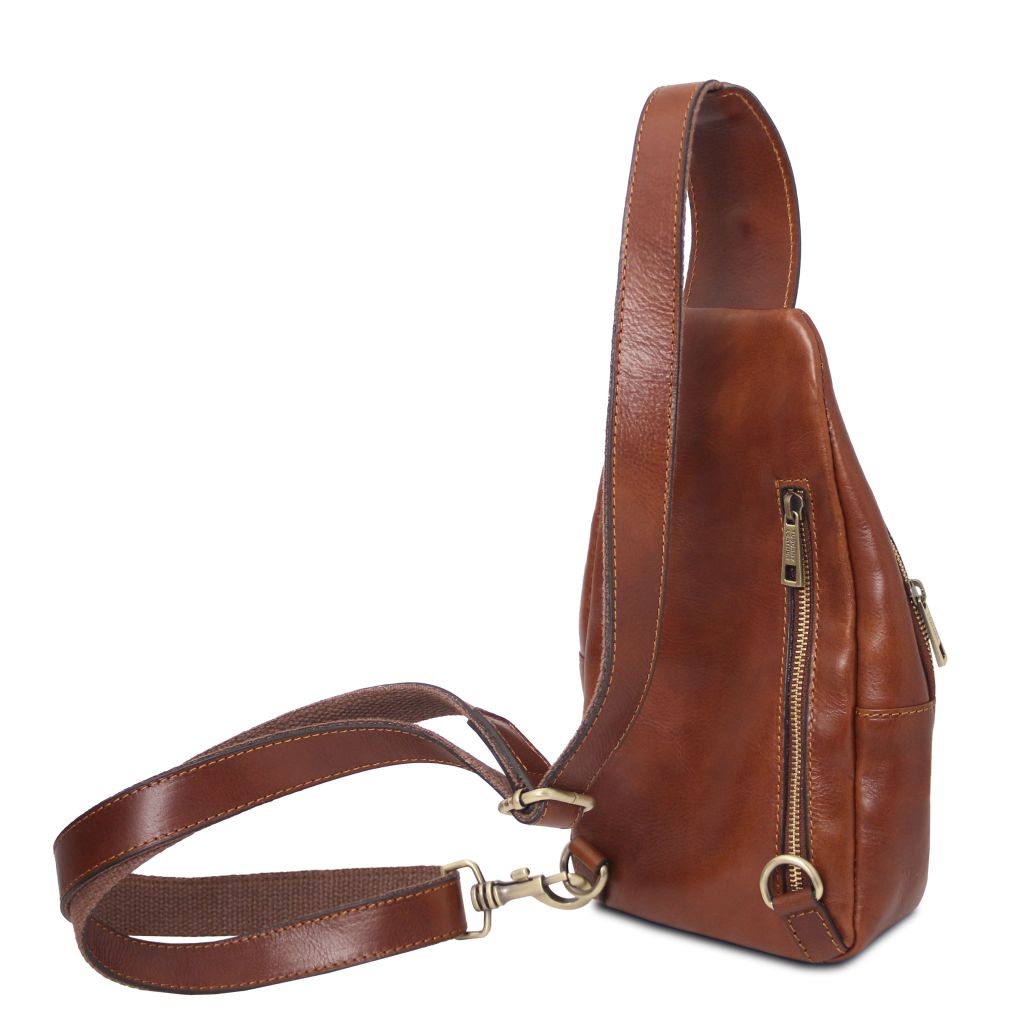 Tuscany Leather Kevin Slingväska #Färg_Brun