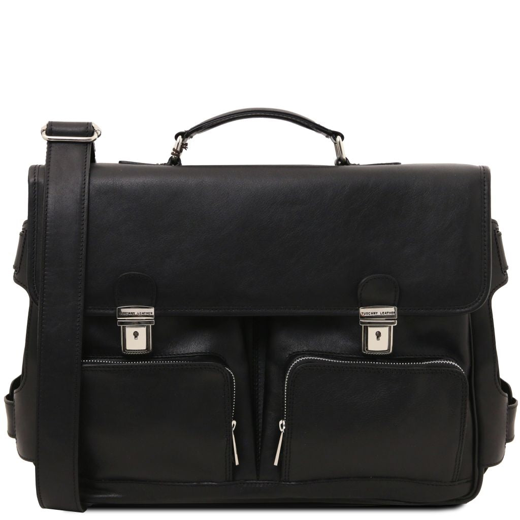 Tuscany Leather Ventimiglia Portfölj #Färg_Svart