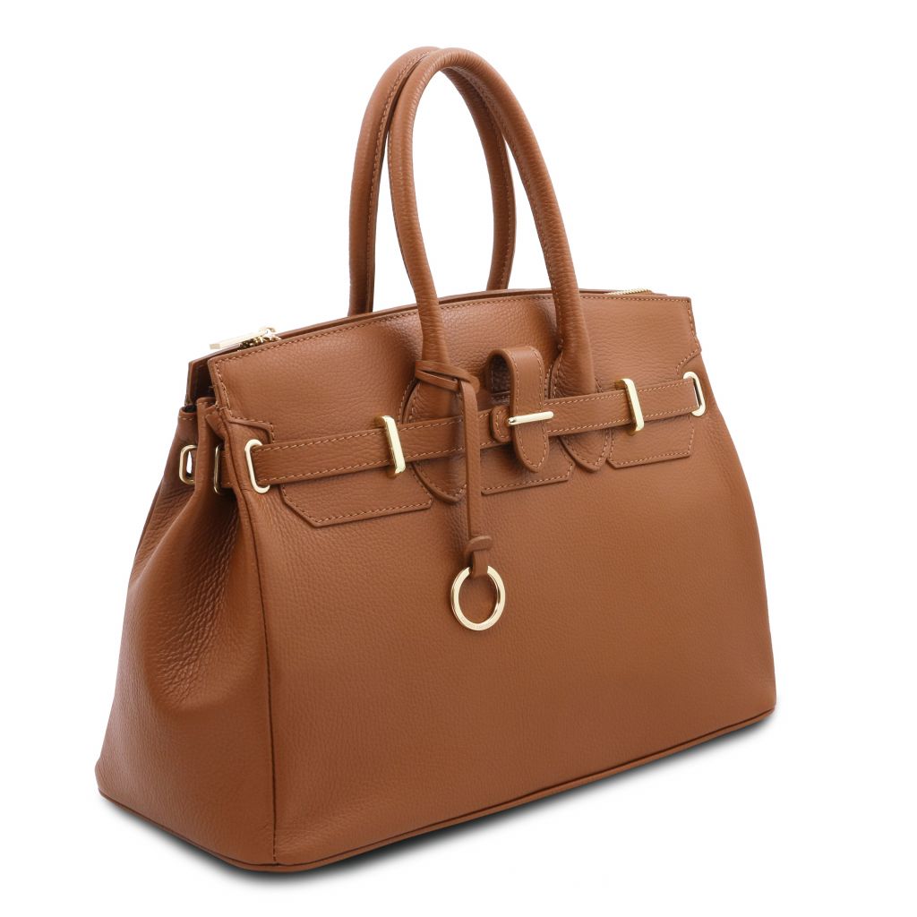 Tuscany Leather TL Bag Handväska #Färg_Cognac