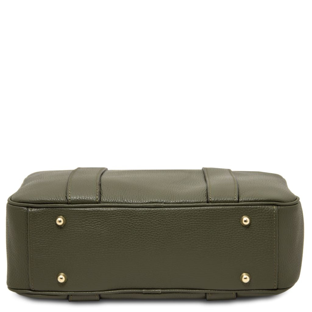 Tuscany Leather Stephany Handväska #Färg_Skogsgrön