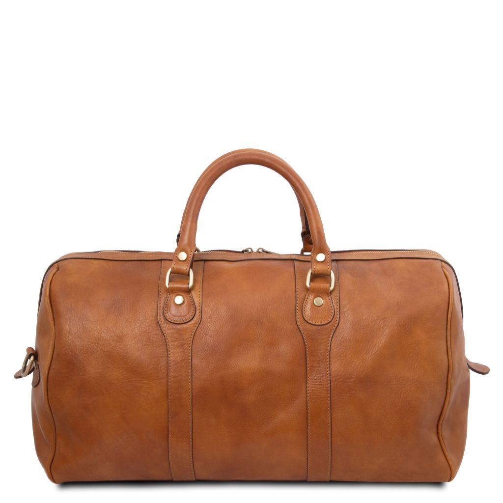 Tuscany Leather Oslo Weekendväska #Färg_Cognac