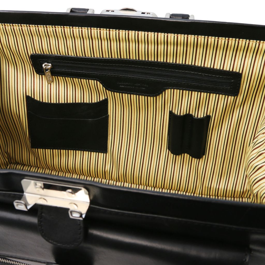 Tuscany Leather Giotto Doktorsväska #Färg_Svart