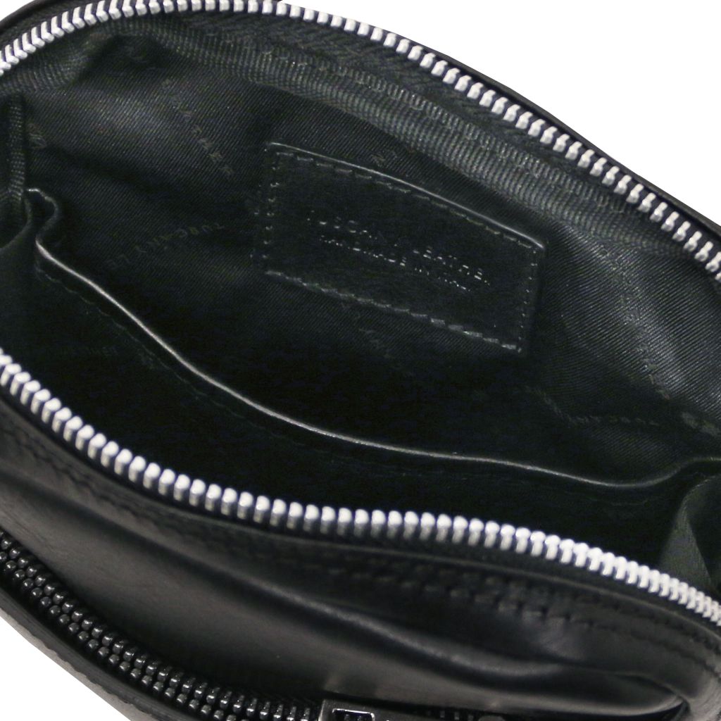 Tuscany Leather Mark Axelremsväska #Färg_Svart