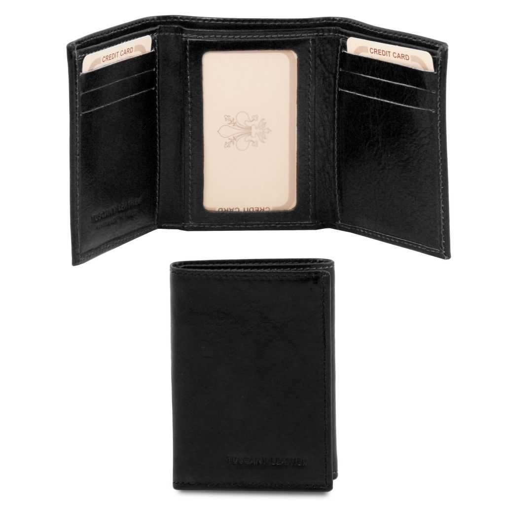 Tuscany Leather Exclusive 3 Plånbok #Färg_Svart