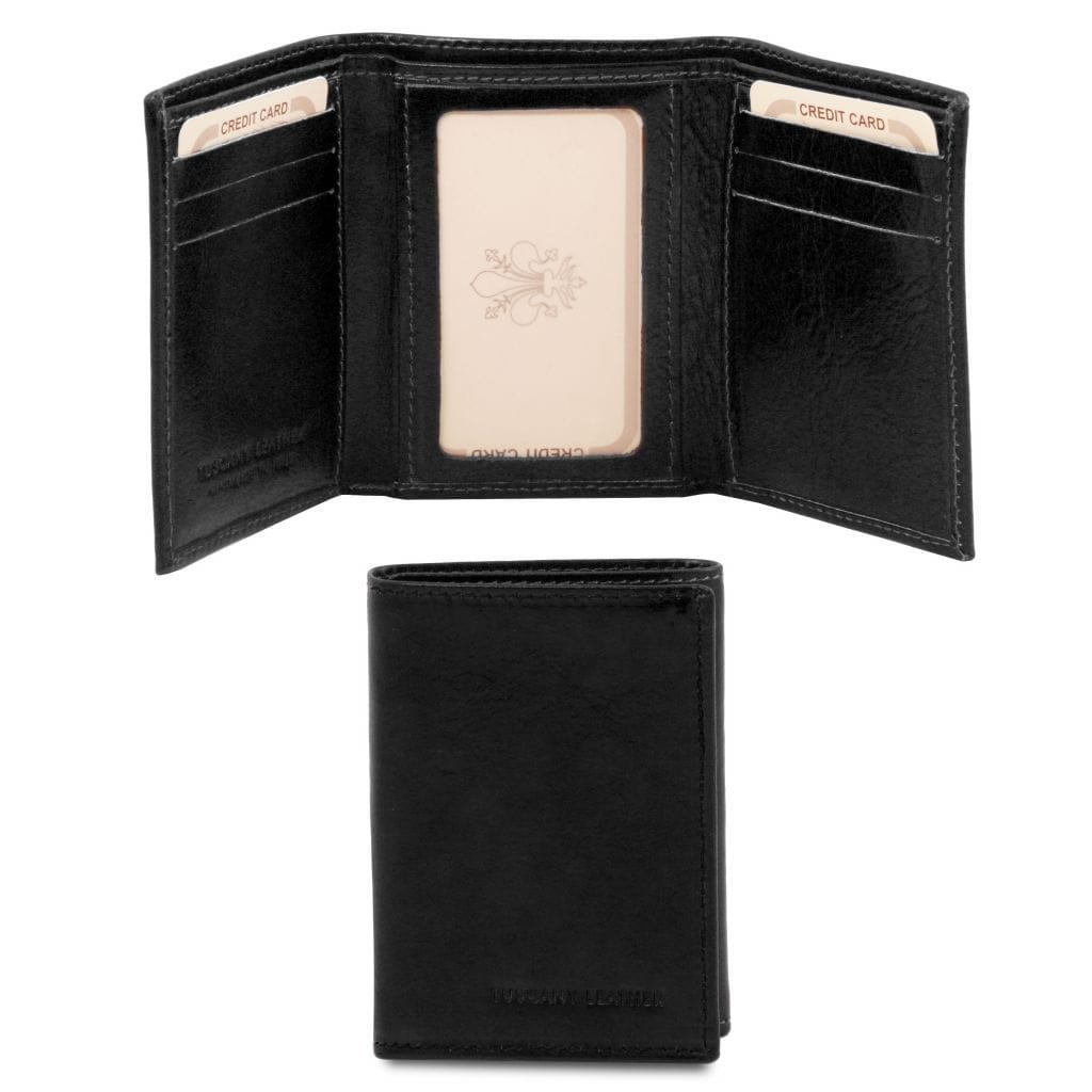 Tuscany Leather Exclusive 3 Plånbok #Färg_Svart