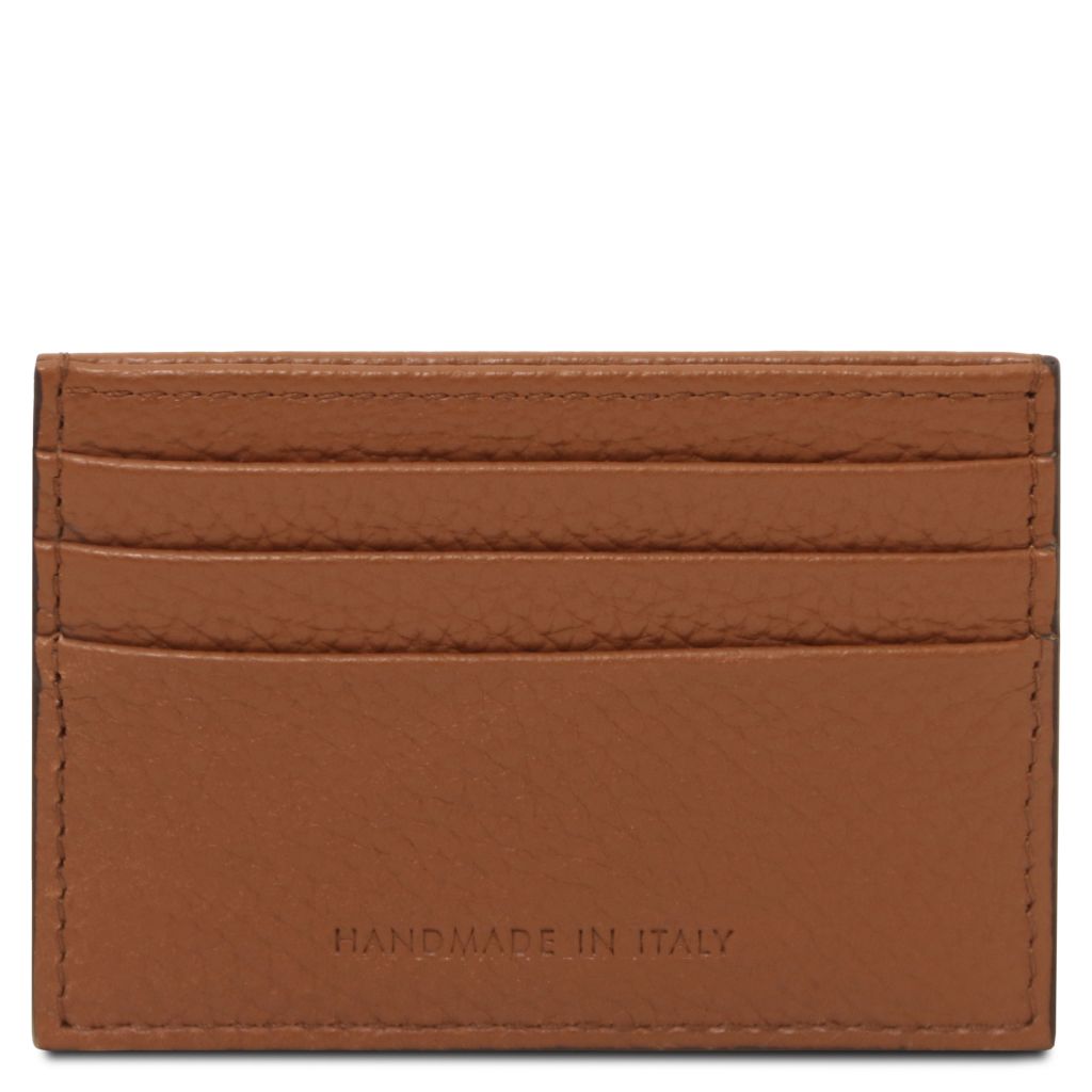 Tuscany Leather Card Holder Korthållare #Färg_Cognac