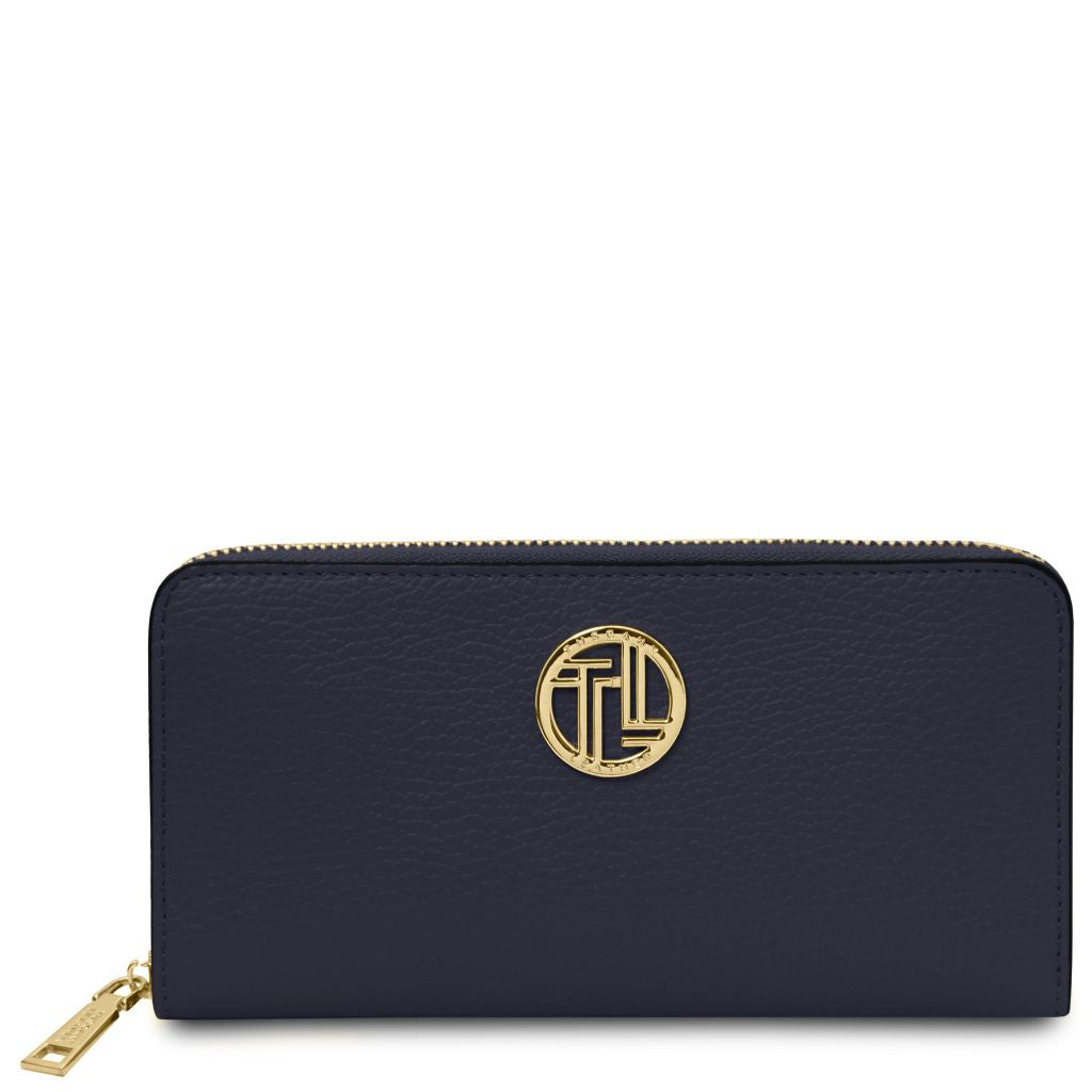 Tuscany Leather Financier Plånbok #Färg_Mörkblå