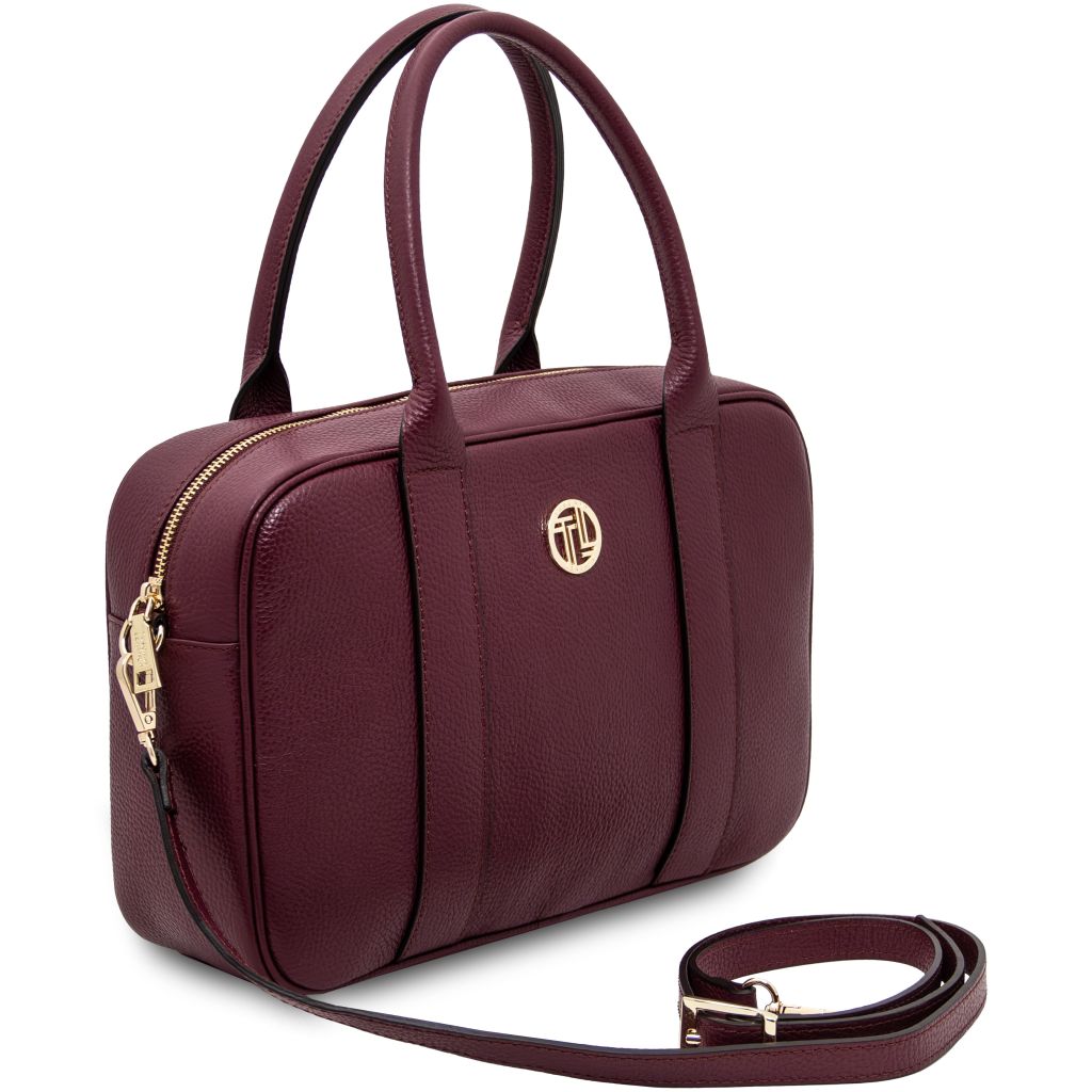 Tuscany Leather Stephany Handväska #Färg_Bordeaux