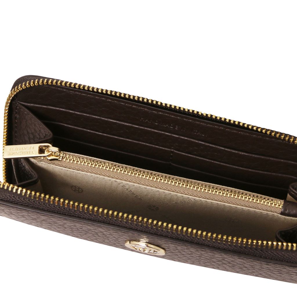 Tuscany Leather Financier Plånbok #Färg_Kaffe