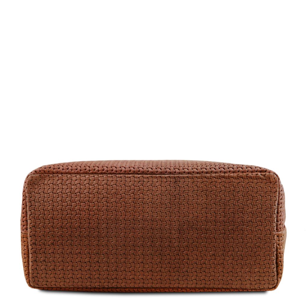 Tuscany Leather TL KeyLuck Handväska #Färg_Kanel
