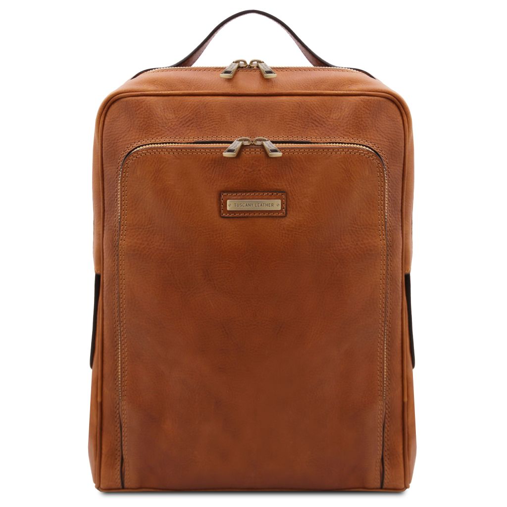 Tuscany Leather Bangkok Datorryggsäck #Färg_Cognac