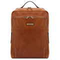 Tuscany Leather Bangkok Datorryggsäck #Färg_Cognac