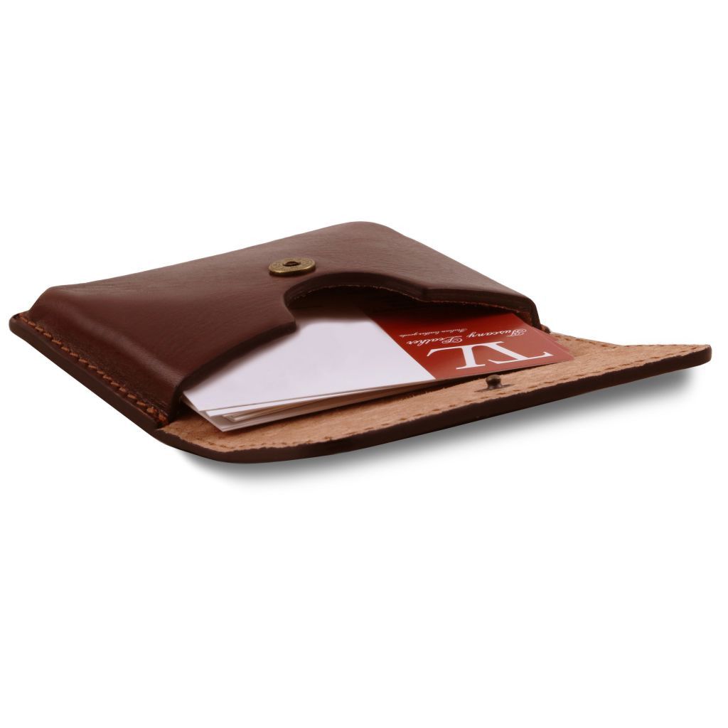 Tuscany Leather Exclusive Korthållare #Färg_Röd