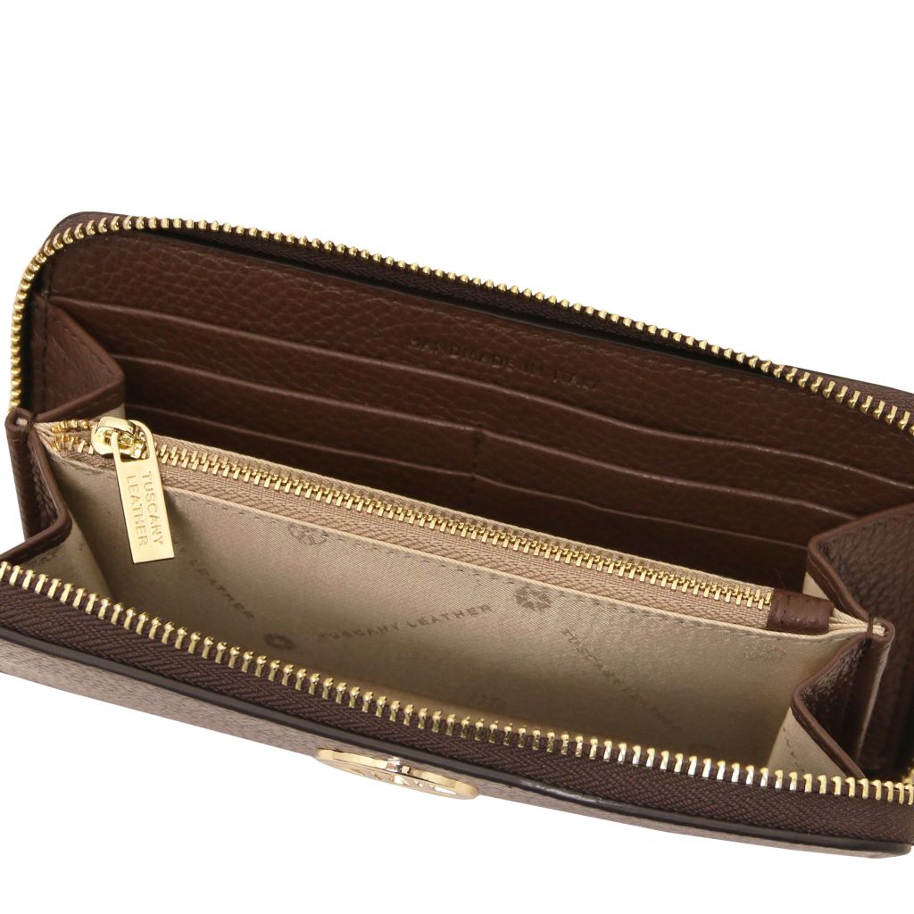 Tuscany Leather Financier Plånbok #Färg_Kaffe