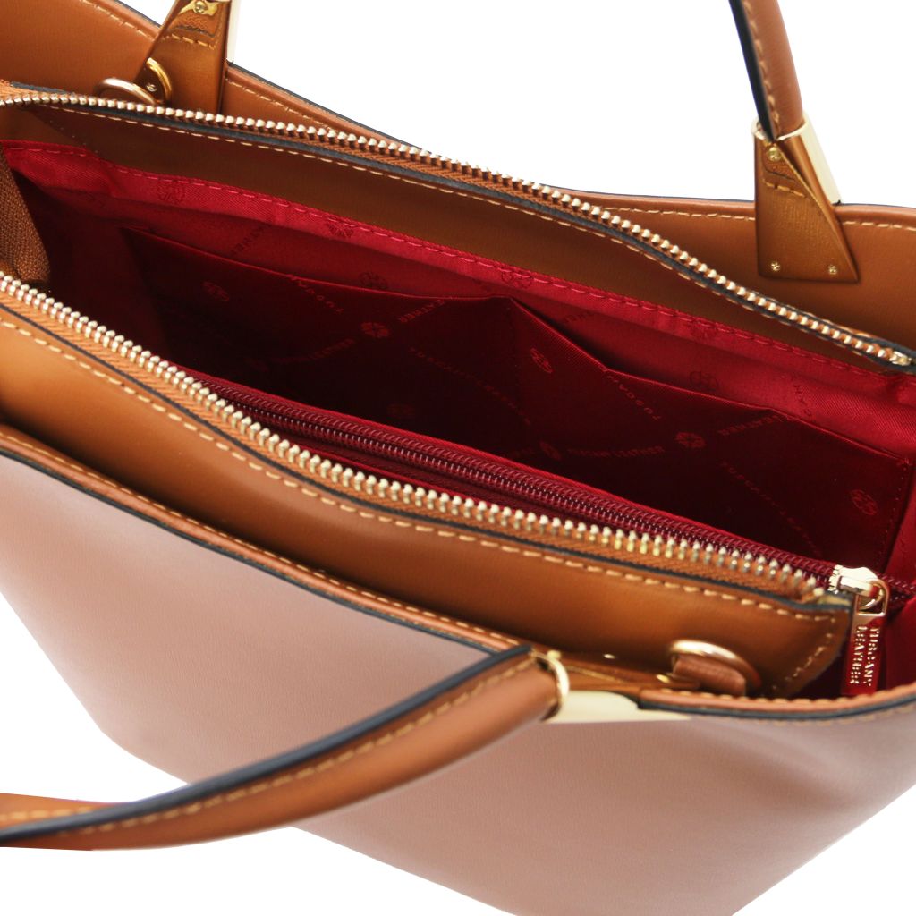 Tuscany Leather TL Bag Handväska #Färg_Cognac