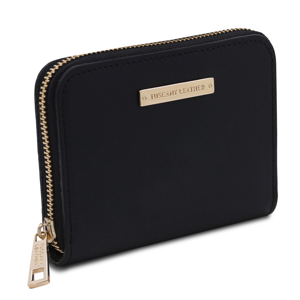 Tuscany Leather Leda Plånbok #Färg_Svart