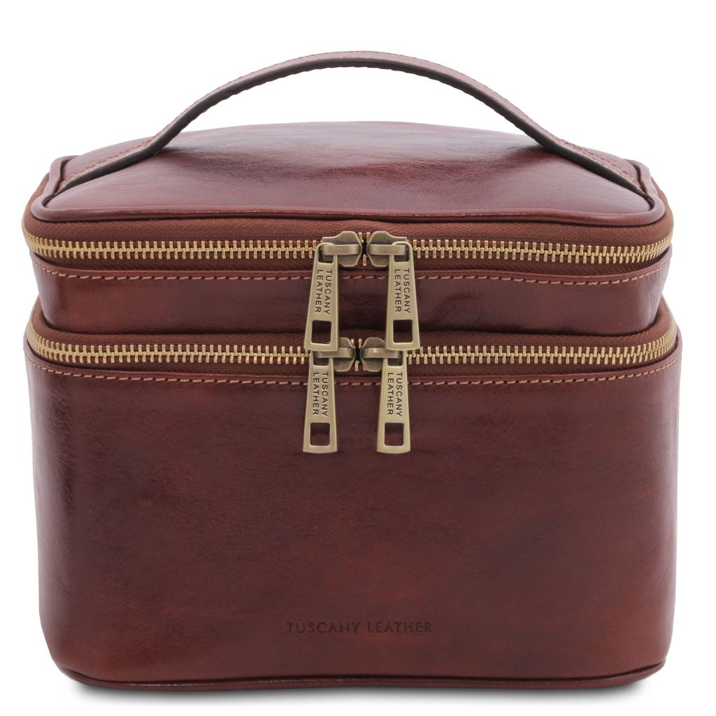 Tuscany Leather Eliot Necessär #Färg_Brun