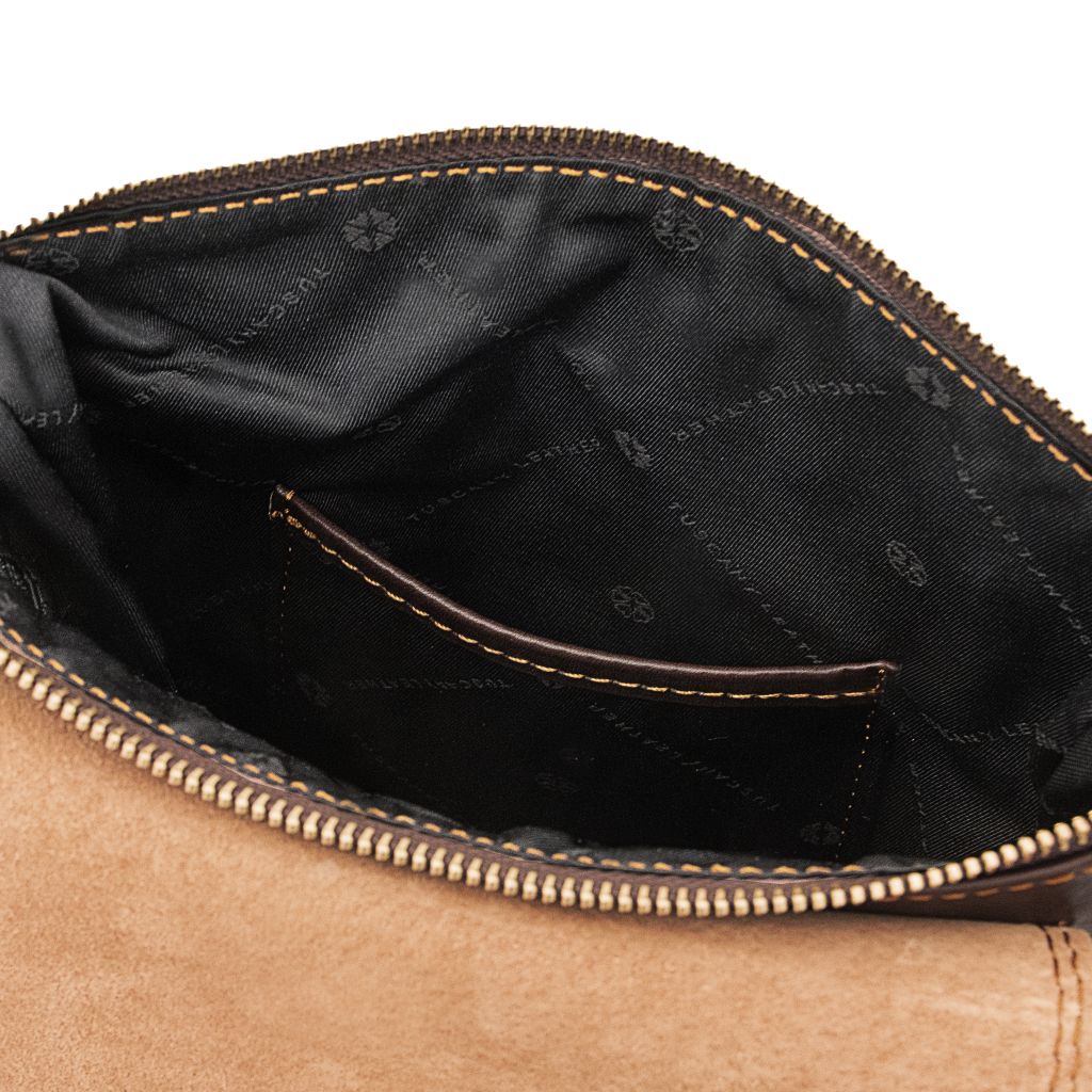Tuscany Leather Jimmy Axelremsväska #Färg_Mörkbrun